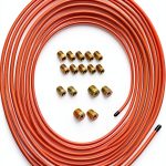 Copper Brake Line Tubing HYLDG 3/16" 25ft Kit with 16 Fittings-0