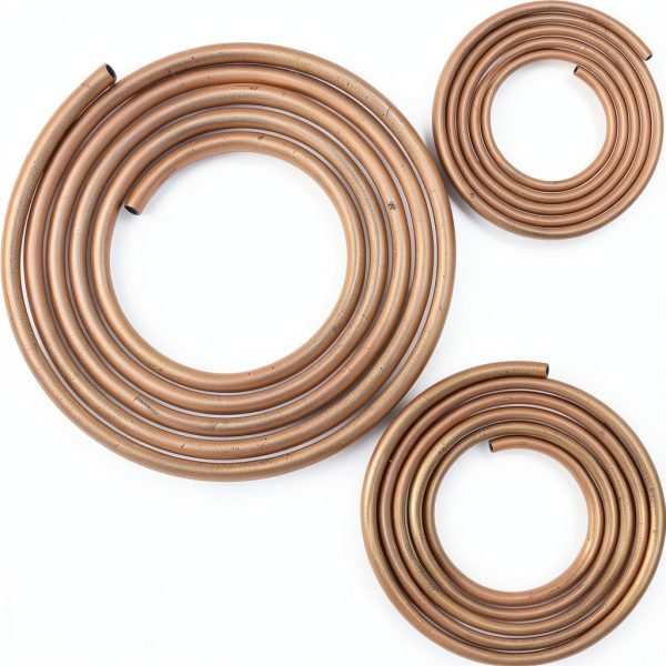 Copper Tube 1/4" OD x 3/16" ID x 10 FT Refrigeration Copper Tubing Seamless Round Coil Line Copper Tubing for Air Conditioners, DIY Projects, Refrigerators, Industry-0